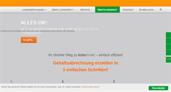 Desktop Screenshot of lohndirekt.de